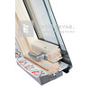 Roto Designo WDF R88C H WD Fa tetőtéri ablak felnyíló, alsó kilinccsel 5/7, 54x78 cm