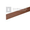 Márkamix Bergdeck WPC takaróprofil natúr felület, gesztenye,2,40 m/szál, 60 mm magas