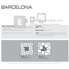 KK Kavics Barcelona Classic Térkő nagykocka KK agyag 30x30 cm 6 cm