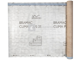 Bramac Clima Plus 2S páraáteresztő hőtükrös tetőfólia 170 g, 2 ragasztósávval, 75 m2