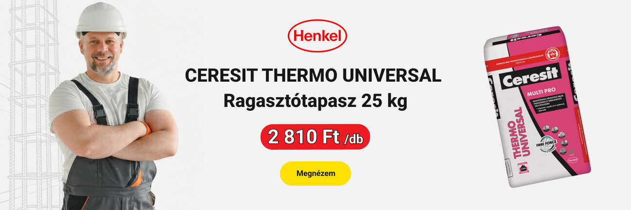 Henkel Ceresit Thermo Universal ragasztótapasz 25 kg