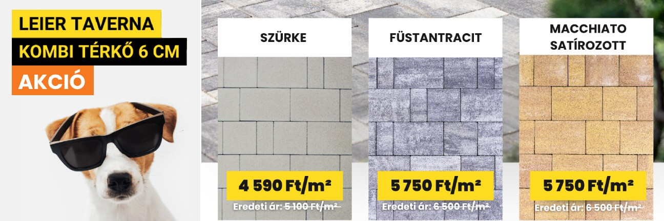Leier Taverna kombi térkő akció