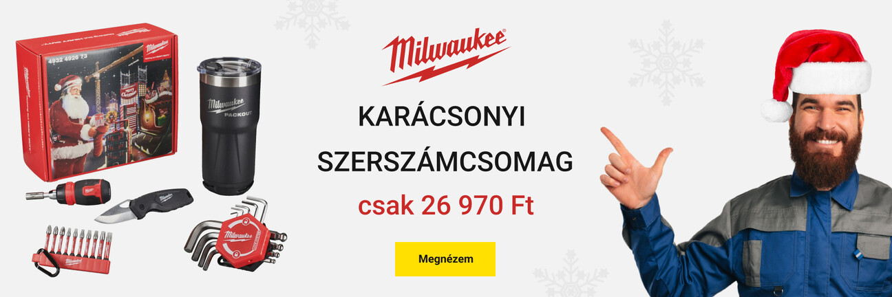 Karácsonyi milwaukee szerszámcsomag