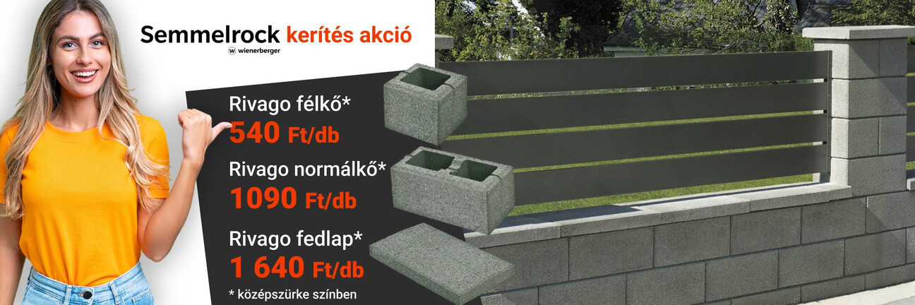 semmelrock kerítéskő akció