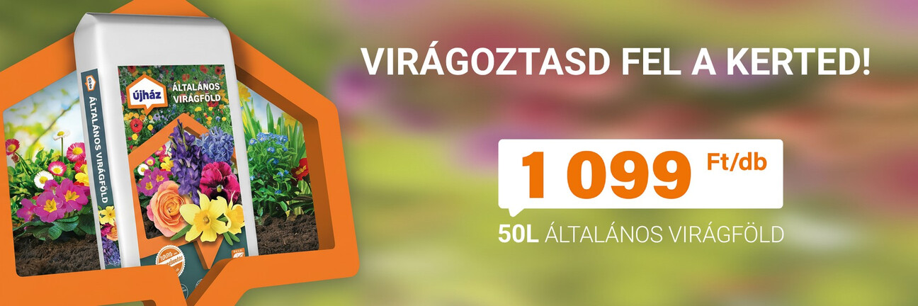 virágföld akció