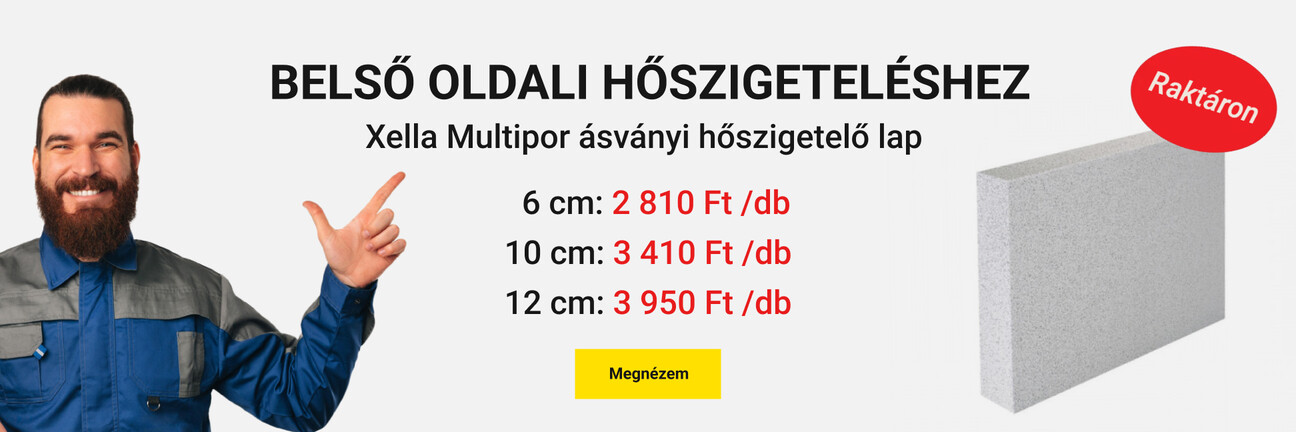 Xella Multipor Ásványi Hőszigetelő lap