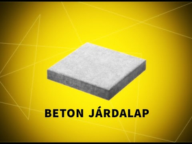 Beton járdalap