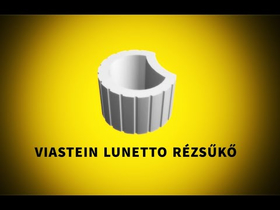 Viastein lunetto rézsűkő
