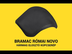 Bramac Római Novo hármas elosztó cserép