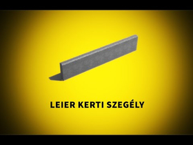 Leier kerti szegély