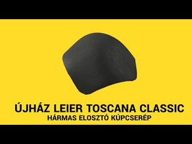 újHÁZ Leier Toscana Classic hármas elosztó kúpcserép