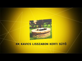 KK Kavics Lisszabon kerti sütő termékbemutató