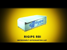 Rigips RBI Impregnált gipszkarton lap