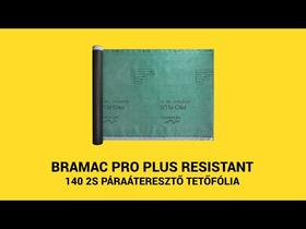 Bramac Pro Plus Resistant 140 2S páraáteresztő tetőfólia termékbemutató