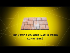 KK Kavics Colonia Natur Vario kombi térkő termékbemutató