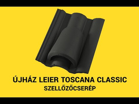 újHÁZ Leier Toscana Classic szellőzőcserép