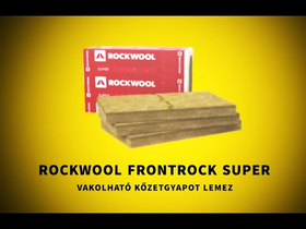 Rockwool Frontrock Super vakolható kőzetgyapot lemez