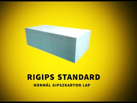 Rigips Standard Normál gipszkarton lap
