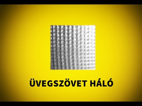 Üvegszövet háló