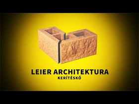 Leier Architektiura kerítéskő termékbemutató