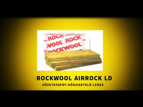 Rockwool Airrock LD kőzetgyapot hőszigetelő lemez