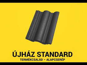 újHÁZ Standard termékcsalád alapcserép
