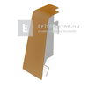 Laminált szegőléc sarokelem külső MDF 58; AC14 színkódú Laminált szegőléc sarokelem külső MDF 58; AC14 színkódú