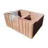 Abeton Via-Flor Támfal beige 40x30x15 cm Abeton Via-Flor Támfal beige 40x30x15 cm