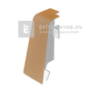 Laminált szegőléc sarokelem külső MDF 58; AC38 színkódú Laminált szegőléc sarokelem külső MDF 58; AC38 színkódú