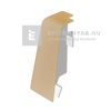 Laminált szegőléc sarokelem külső MDF 58; AC49 színkódú Laminált szegőléc sarokelem külső MDF 58; AC49 színkódú