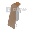 Laminált szegőléc sarokelem külső MDF 58; AC07 színkódú Laminált szegőléc sarokelem külső MDF 58; AC07 színkódú