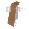 Laminált szegőléc sarokelem külső MDF 58; AC08 színkódú Laminált szegőléc sarokelem külső MDF 58; AC08 színkódú