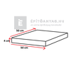 Leier pillér kúpos fedlap finombeton szürke 25x25x4 cm Leier pillér kúpos fedlap finombeton szürke 25x25x4 cm
