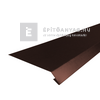 Colorferr ereszszegély alumínium, rézbarna, 20x200 cm