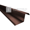 Colorferr oromszegély alumínium, rézbarna, 25x200 cm