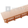 TT Eresz lezárófésű barna 60 mm x 1 m TT Eresz lezárófésű barna 60 mm x 1 m