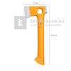 Fiskars X13 ultrakönnyű kemping fejsze, XXS