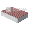 Abeton Borostyán Térkő nagytégla, vakvezető bordázattal vörös 30x20 cm 6 cm Abeton Borostyán Térkő nagytégla, vakvezető bordázattal vörös 30x20 cm 6 cm
