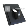 Terrán Zenit Max műanyag átvezető alapcserép DN110 antracit Terrán Zenit Max műanyag átvezető alapcserép DN110 antracit