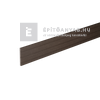 Márkamix Bergdeck WPC takaróprofil natúr felülettel, színe : dió, 2,40 méter/szál, 60 mm magas