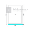 Königablak Veka 70 AD 2r üv FIX 90x120 cm fehér ablak