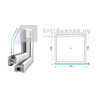 Königablak Veka 76 MD 2r üv FIX 120x120 cm fehér ablak Königablak Veka 76 MD 2r üv FIX 120x120 cm fehér ablak