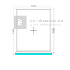 Königablak Veka 76 MD 2r üv FIX 120x150 cm fehér ablak Königablak Veka 76 MD 2r üv FIX 120x150 cm fehér ablak
