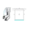 Königablak Veka 76 MD 2r üv FIX 120x150 cm fehér ablak Königablak Veka 76 MD 2r üv FIX 120x150 cm fehér ablak