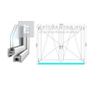 Königablak Veka 76 MD 2r üv BNY-BNY 160x130 cm fehér kétszárnyú tokosztott ablak Königablak Veka 76 MD 2r üv BNY-BNY 160x130 cm fehér kétszárnyú tokosztott ablak