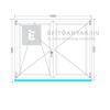Königablak Veka 76 MD 3r üv NY-BNY 160x130 cm bal fehér kétszárnyú váltószárnyas ablak Königablak Veka 76 MD 3r üv NY-BNY 160x130 cm bal fehér kétszárnyú váltószárnyas ablak