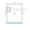 Königablak Veka 82 MD 3r üv FIX 120x150 cm fehér ablak Königablak Veka 82 MD 3r üv FIX 120x150 cm fehér ablak