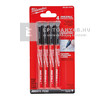 Milwaukee Inkzall filctoll 0,6 mm hegyű fekete (4 darabos kiszerelés) Milwaukee Inkzall filctoll 0,6 mm hegyű fekete (4 darabos kiszerelés)
