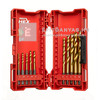 Milwaukee fémfúró shockwave HSS-G TiN 10db - készlet (3-10mm) Milwaukee fémfúró shockwave HSS-G TiN 10db - készlet (3-10mm)