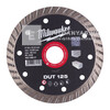 Milwaukee gyémánt vágótárcsa DUT 125x22,2 mm